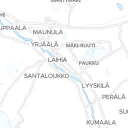 Laihia - latukartta