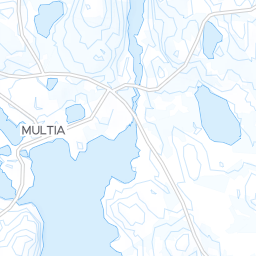 Multia - latukartta