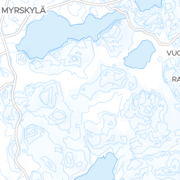 Myrskylä - ski trail map