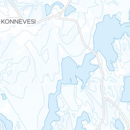 Konnevesi - ski trail map