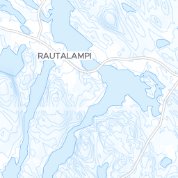 Rautalampi - latukartta