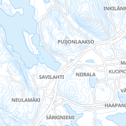 Kuopio - ski trail report and map