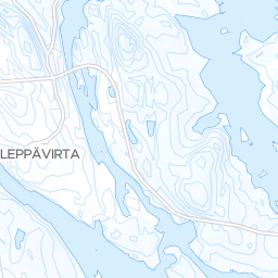 Leppävirta - latukartta